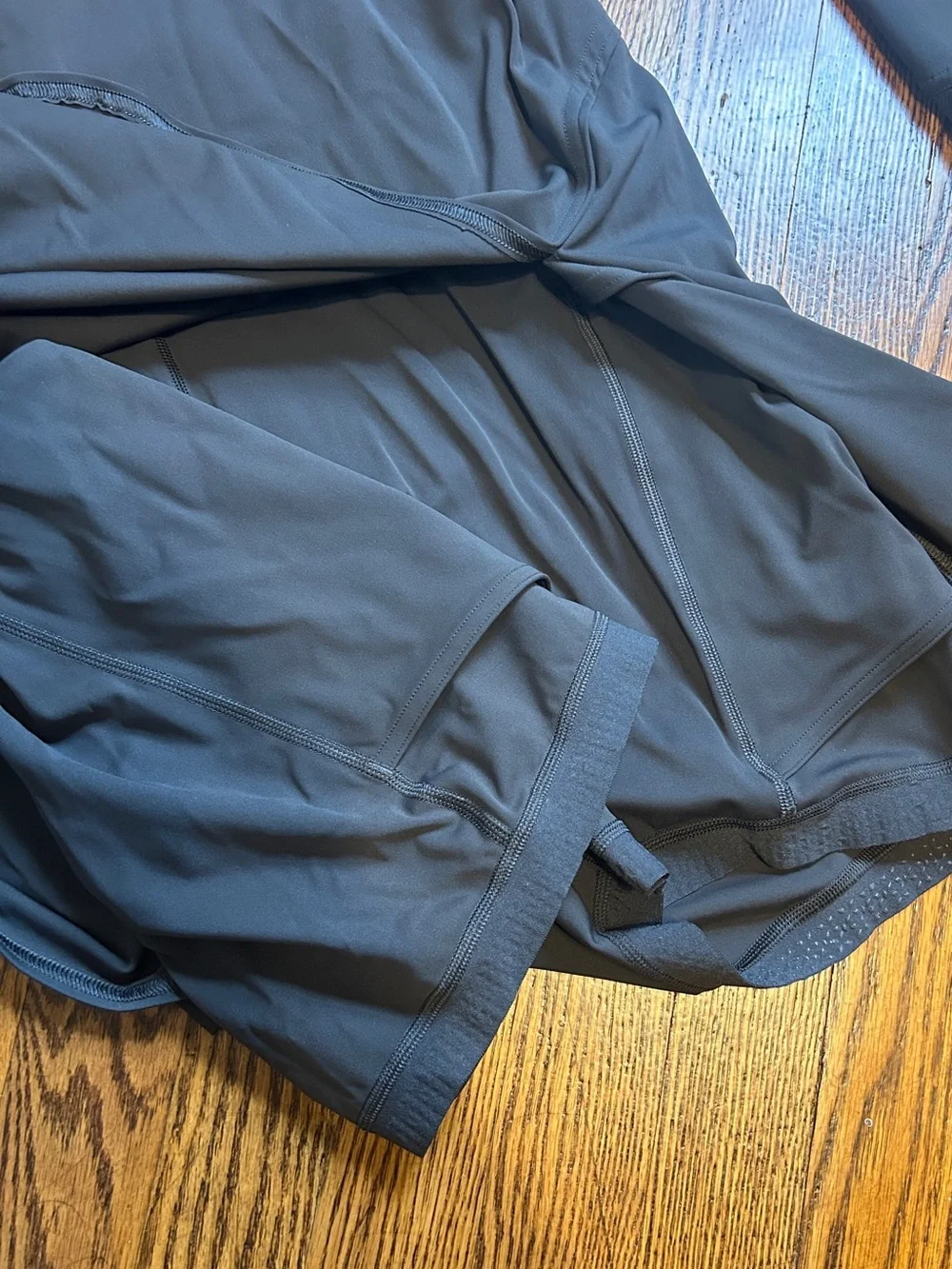 Lululemon Nulux Long-Sleeve Tennis Dress graphite gray size 14